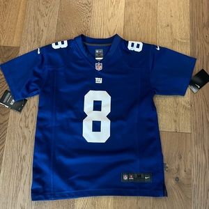 Youth M - NFL NY Giants Daniel Jones 8 Jersey